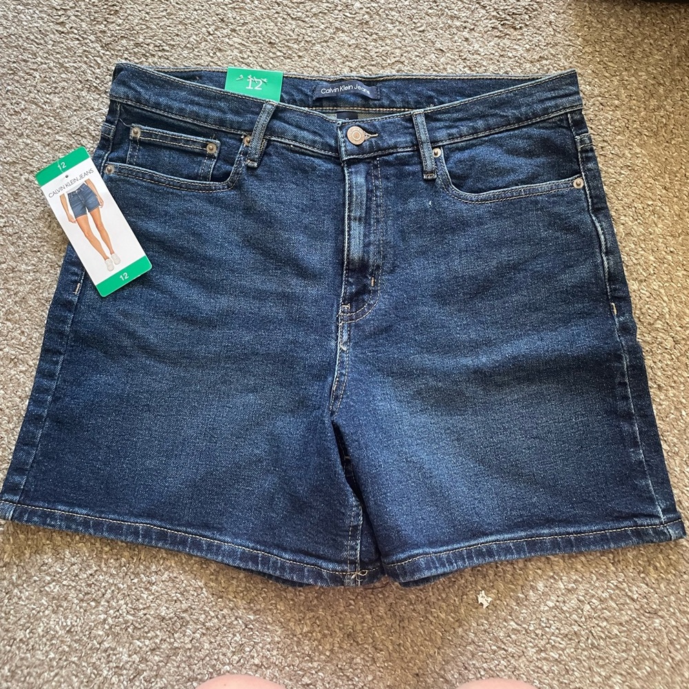 Calvin Mlein Denim Mom Shorts